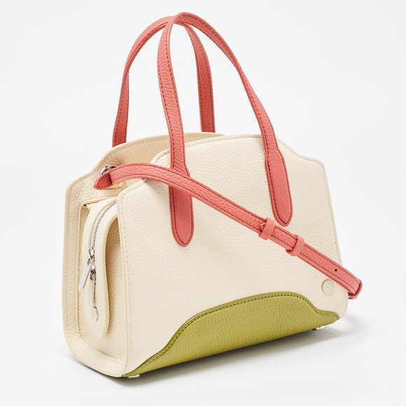 LORO PIANA Multicolor Grained Leather Micro Sesia Tote - Picture 3 of 8